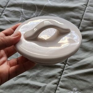 Rae Dunn Large Ceramic Canister Jar Lid